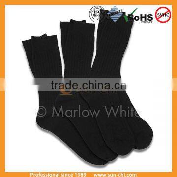 Knitted Bulk Knit 100 Cotton Dress Socks Men photo-2