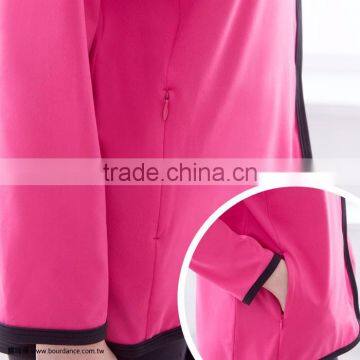Yoga Clothes High Neck Fleece Women Jacket photo-3