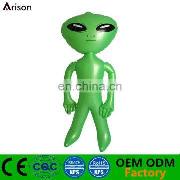 Environmental non-phthalate PVC inflatable 3D alien toy inflatable cartoon doll for inflatable toys