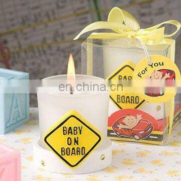 Baby on Board Candle Handle Favors for baby shower gifts