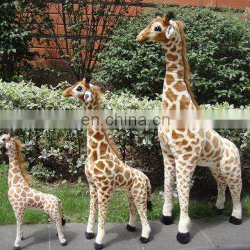 ICTI factory best made toys real giraffe stuffed animal huge