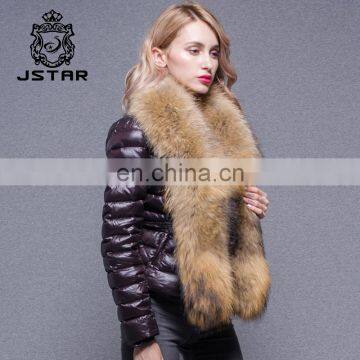 Online Shop Fashion Winter Jacket Fur Parka With Fur Hood