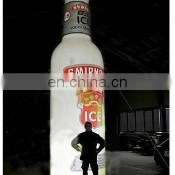 Inflatable advertising bottle with lighting