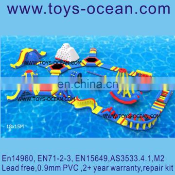 giant inflatable floating water park,inflatable water park floating island,water slide for sale