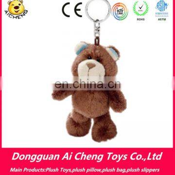 10cm Plush Bear keychain/teddy bear Keychain with T-shirt min teddy bear keychain toy