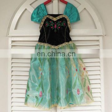 Wholesale frozen dress princess elsa costume anna coronation dress KC-0018