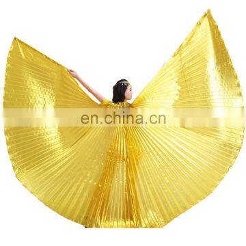 BestDance belly dance costumes isis wings golden high quality bellydance isis angle wings OEM