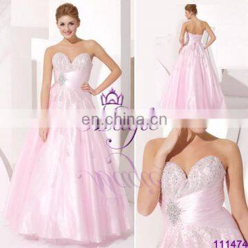 lace up back ball gown flower girl dress pink ball gown prom dress