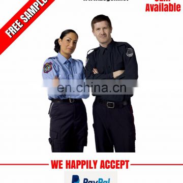 Custom logo design security guard uniform