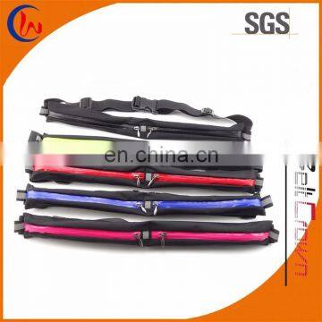 New Waterproof Elastic Travel Sports Running Waist Zipper Bag Belt Pouch Pocket