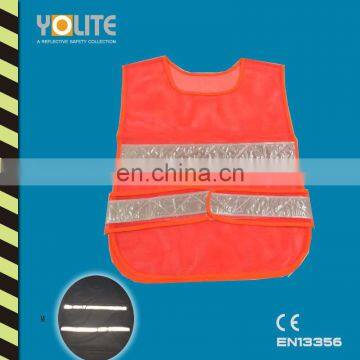 High Visbility Fashion Vest With Reflective Belt