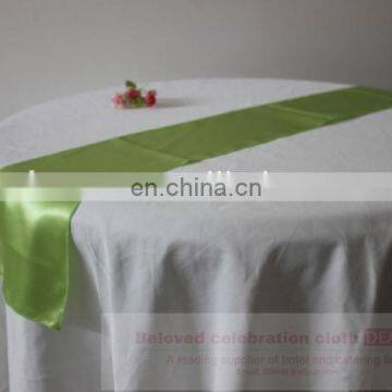 Wholesale Factory Hot Selling 100%ployester Satin Table Runner for Wedding photo-2