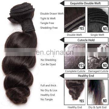 Hair Weave Extensions Grade 7a Virgin Brazilian Hair photo-5