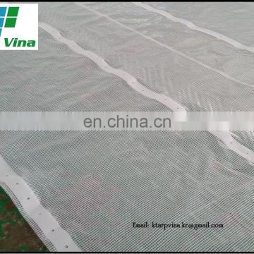 Leno scaffolding sheet, pre-punching holes, webbing reinforced band