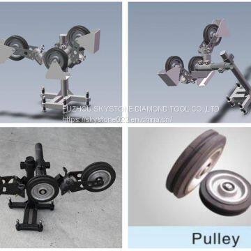 Guide Pulley Set, Wire Saw Pulley for Concrete Cutting, Pulley for Diamond Wire photo-3
