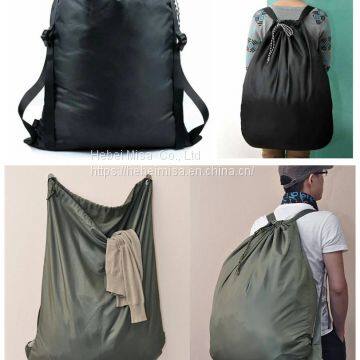 Drawstring Large Wash Bag Laundry Backpack