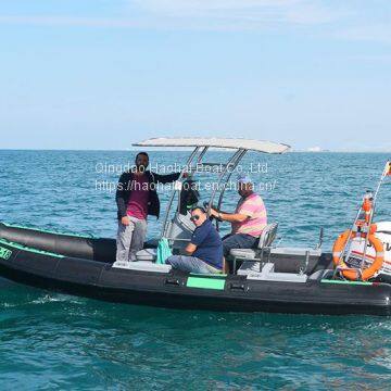 China  New Rib 680 Hypalon Fishing Boat Inflatable Rib Boat - China Rigid Inflatable Boat, Rib Boat