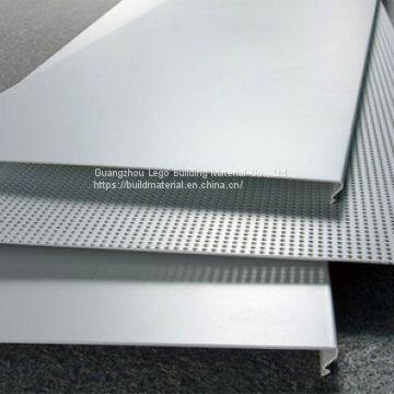 300x1200 Aluminum Plate Red Pattern Exhibition Hall photo-3