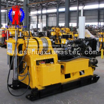 small portable borehole drilling machine for sale XY-3 hydraulic water well drilling rig