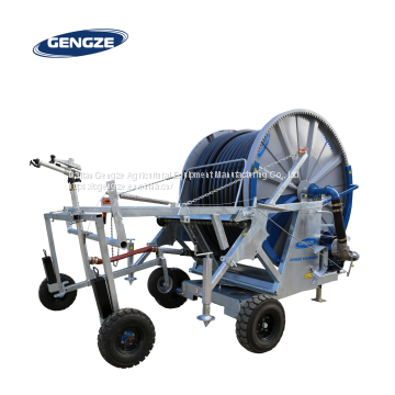 Gengze agriculture water hose reel rain gun irrigation system for sale