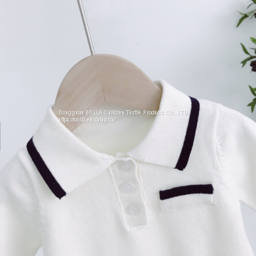 OEM Service Manufacturing Wholesale Organic Knitted Newborn Clothing Baby Romper 100% Cotton Fabric Baby Romper photo-2