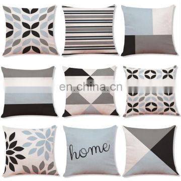 Fashion nordic digital print geometric simple cushion cover sofa decoration