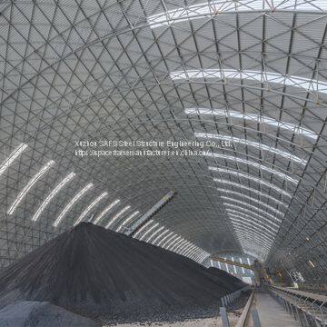 Prefabricated Arch Space Frame Light Steel For Coal Storage Shed photo-4