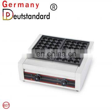 Ad Commercial Japanese Food Machine Gas Fish Grill Double Plates Takoyaki Machine