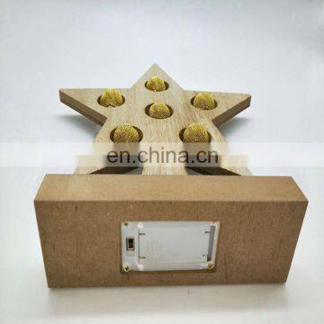 Wooden Tree/Star/Deer Shaped Led Table Light