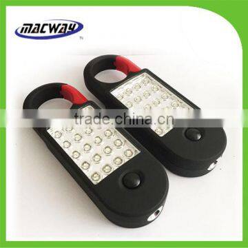 20+1 LED portable led battery work light with flexible clip