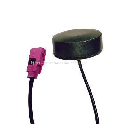 Vehicle Waterproof Active GPS Navigation Antenna with Fakra H Jack