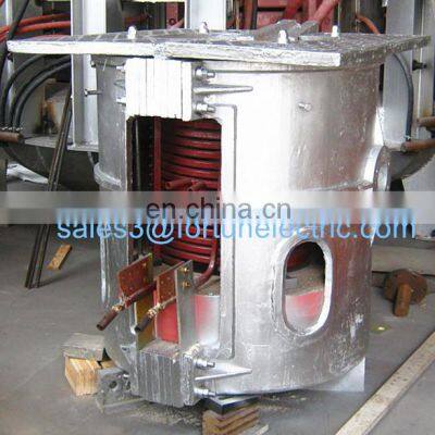 Smelting Steel Iron Scrap Coreless Medium Frequency Induction Melting Furnace photo-5