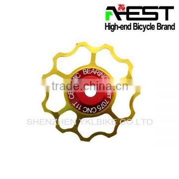 high quality AEST aluminium bicycle jockey pulley