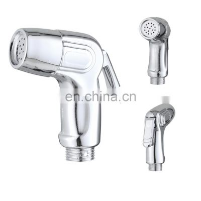 Chrome Shower Muslim Abs Plastic Spray Head Portable Handheld Toilet Hand Brass Bidet Shattaf