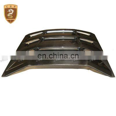 New Style Carbon Fiber Rear Trunk 3qEngine Hood Cover For Lambor Huracan Lp610 photo-2