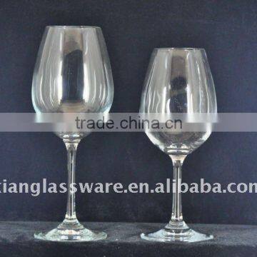 Crystal wine glass