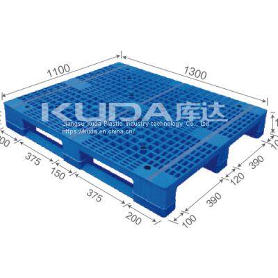 Warehouse export used 1311E WGCZ PLASTIC PALLET（BUILT-IN STEEL TUBE）from china manufacturer