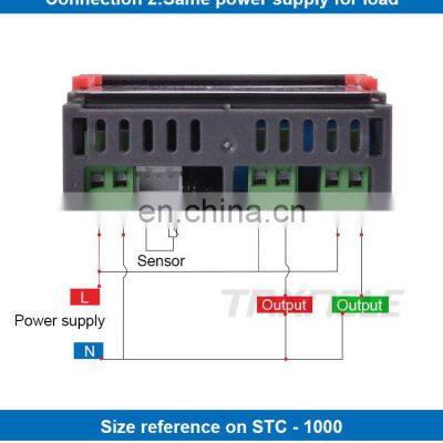 Dual Digital Thermostat Temperature Humidity Control STC-3028 Thermometer Hygrometer Controller AC 110V 220V DC 12V 24V 10A photo-5