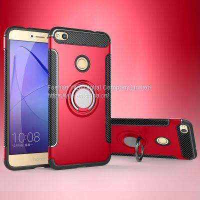 Finger Ring Holder Hard Magnetic Silicone Phone Case for Iphone 6 7 8 10 X Xr Xs Max Case With Ring Phone Cases photo-3