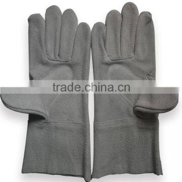 cow split leather industrial hand welding gloves manufacturers in china for welders