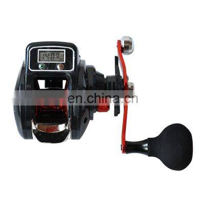 in stock SHA 300 High Quality Metal Black Digital Baitcasting Fishing Reel For Saltwater count fishing wheel