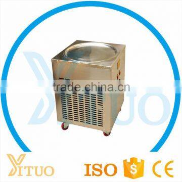 CE Approved Single Flat Pan Thailand Fry Ice Cream Rolled Machine photo-3