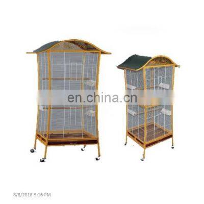 Open Top Rolling Parrot Bird Cage, Parrot Cage With Detachable Stand photo-3