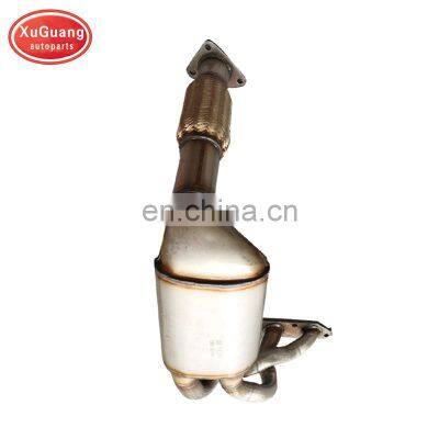 XUGUANG OEM quality direct fit engine auto exhaust manifold catalytic converter for Roewe 550 old model