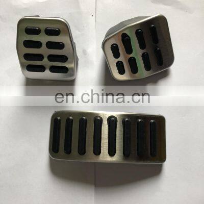 Car Accessories Non-Slip Performance Metal Foot Pedal Pads Clutch Rubber Brake Pedal Pad Cover For SKODA FABIA photo-5
