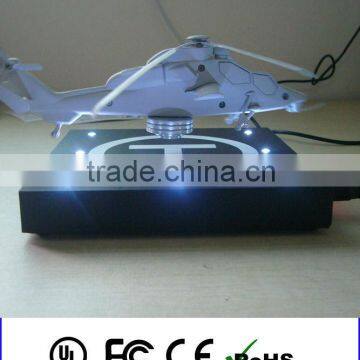 Floating aircraft model levitating plastic scale model aircraft for present