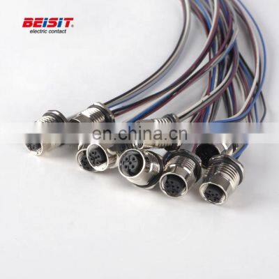 Circular connector to rs232 connector cable IP67 4pin mil circular cable connector