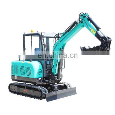 Hengwang HW35 Hot Selling EPA Engine Mini Excavator With Bucket Auger crawler micro smallest mini excavator