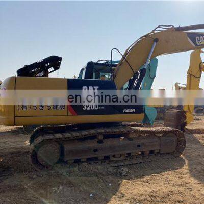 Used Caterpillar 320D Crawler Excavator , Original CAT 320D Excavator , Second Hand CAT Machinery