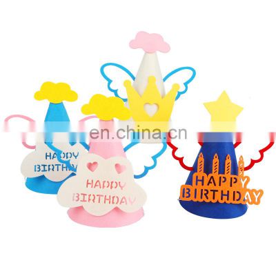 High Quality Cute Felt Birthday Hat for Birthday Party Children's Birthday Hat Party Supplies